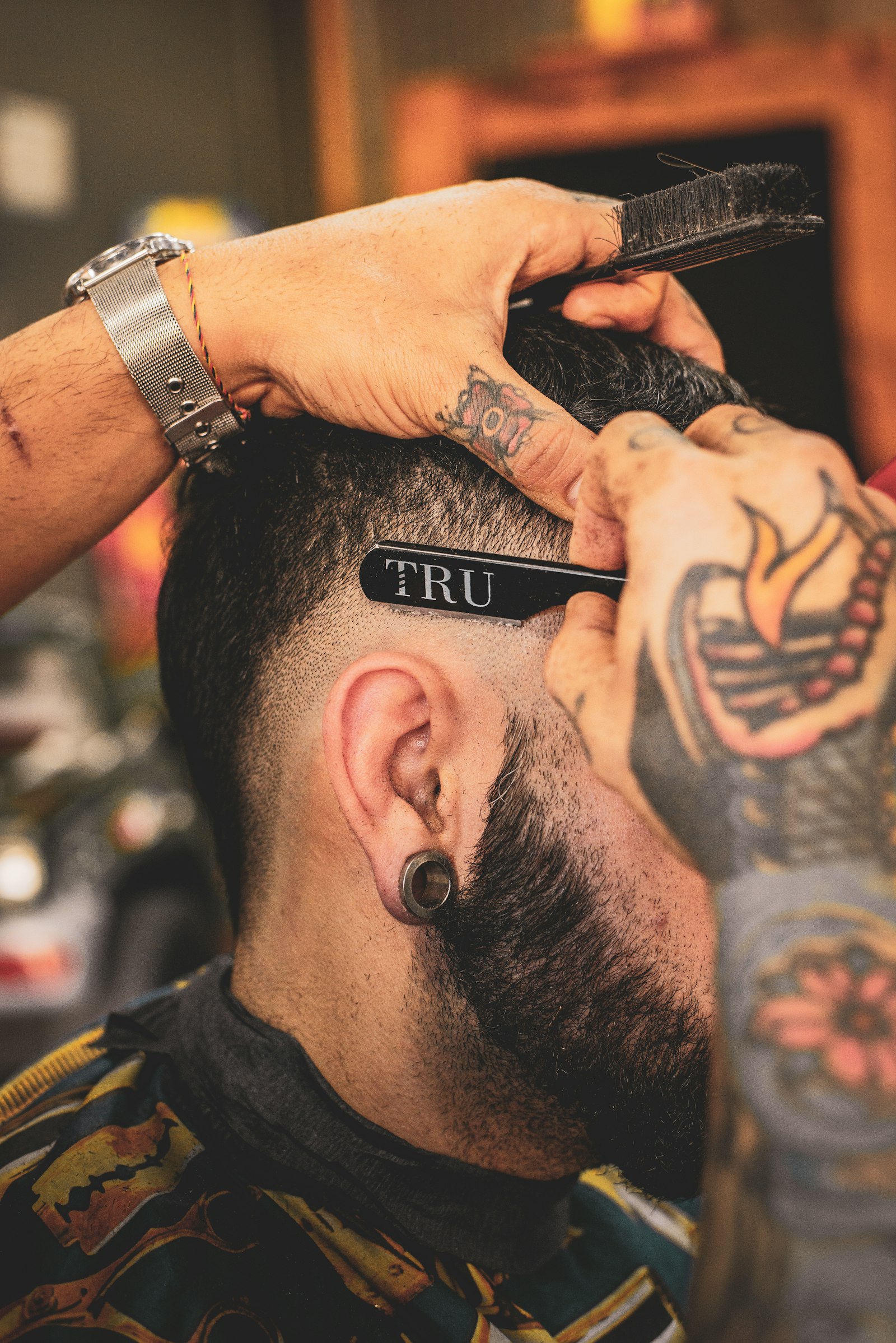 Hot towel shave